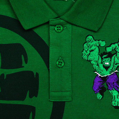 เสื้อโปโลเด็ก ฮัค Marvel Kid - Polo Hulk