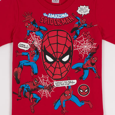 Marvel Boy Spider-Man T-shirt - เสื้อยืดเด็ก สไปเดอร์แมน พิมพ์ยาง