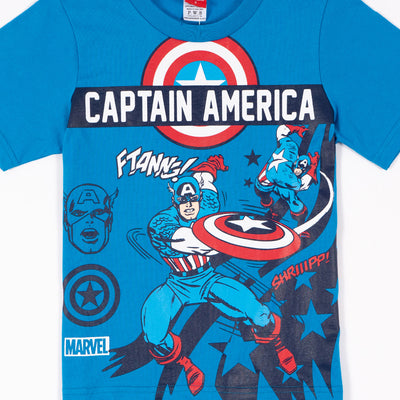 Marvel Boy Captain America T-shirt - เสื้อยืดเด็ก กัปตันอเมริกา