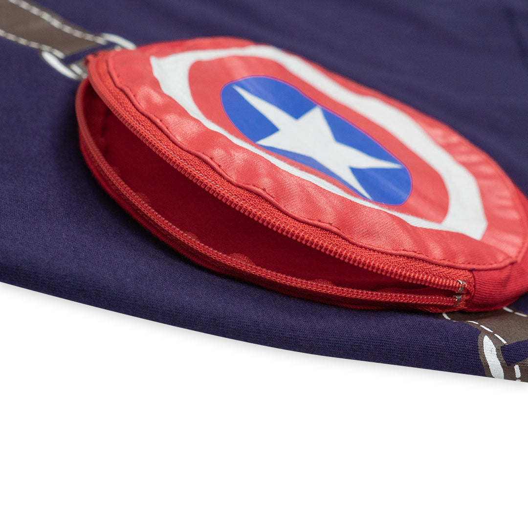 Marvel Boy Captain America T-shirt - เสื้อยืดเด็กกัปตันอเมริกา