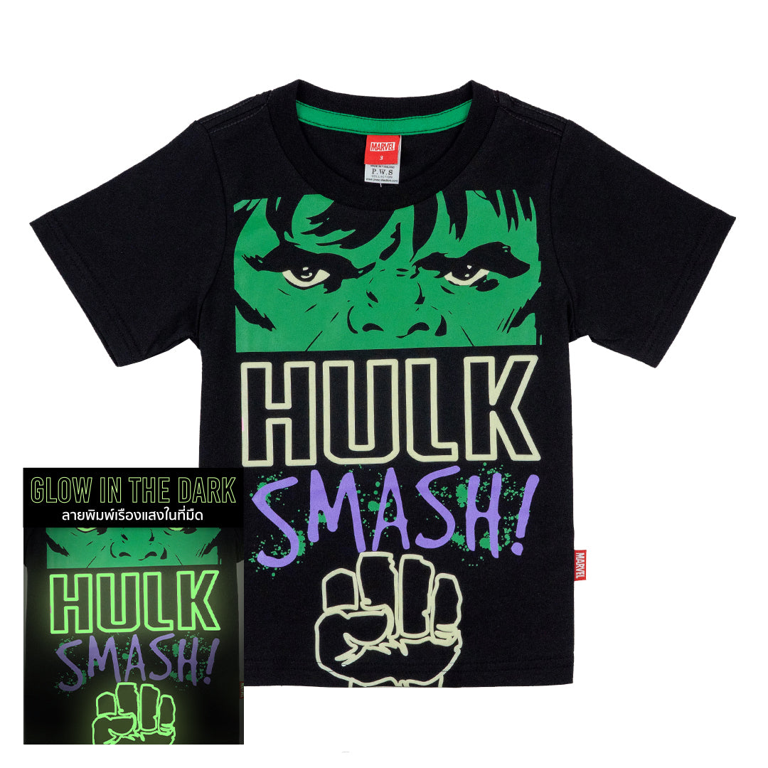 Marvel Boy Hulk T-shirt - เสื้อยืดเด็กมาร์เวลลายฮัค