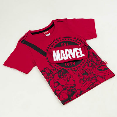 Marvel Boy Marvel T-shirt - เสื้อยืดเด็กลายมาร์เวล