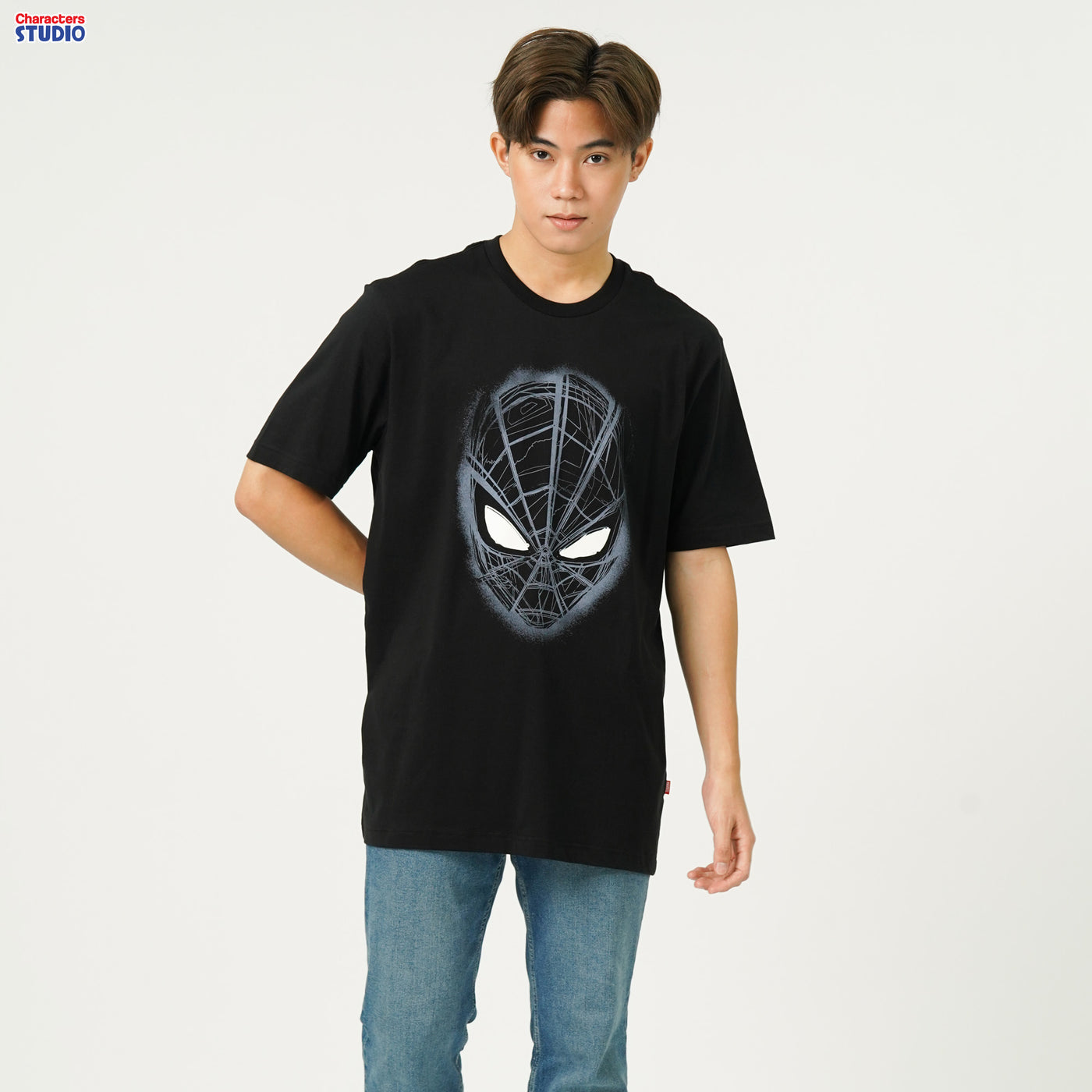 Marvel Men Spider-Man T-Shirt - เสื้อยืดผู้ชายลายสไปเดอร์แมน
