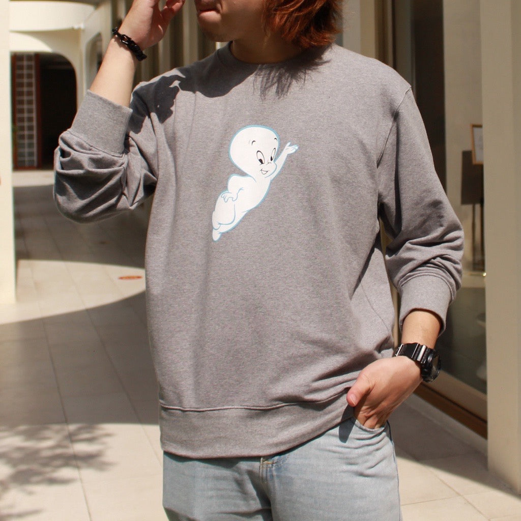Universal Studios Men casper Sweater - เสื้อสเวตเตอร์ผู้ชาย ลายผีน้อยน่ารัก แคสเปอร์ สินค้าลิขสิทธ์แท้100% characters studio