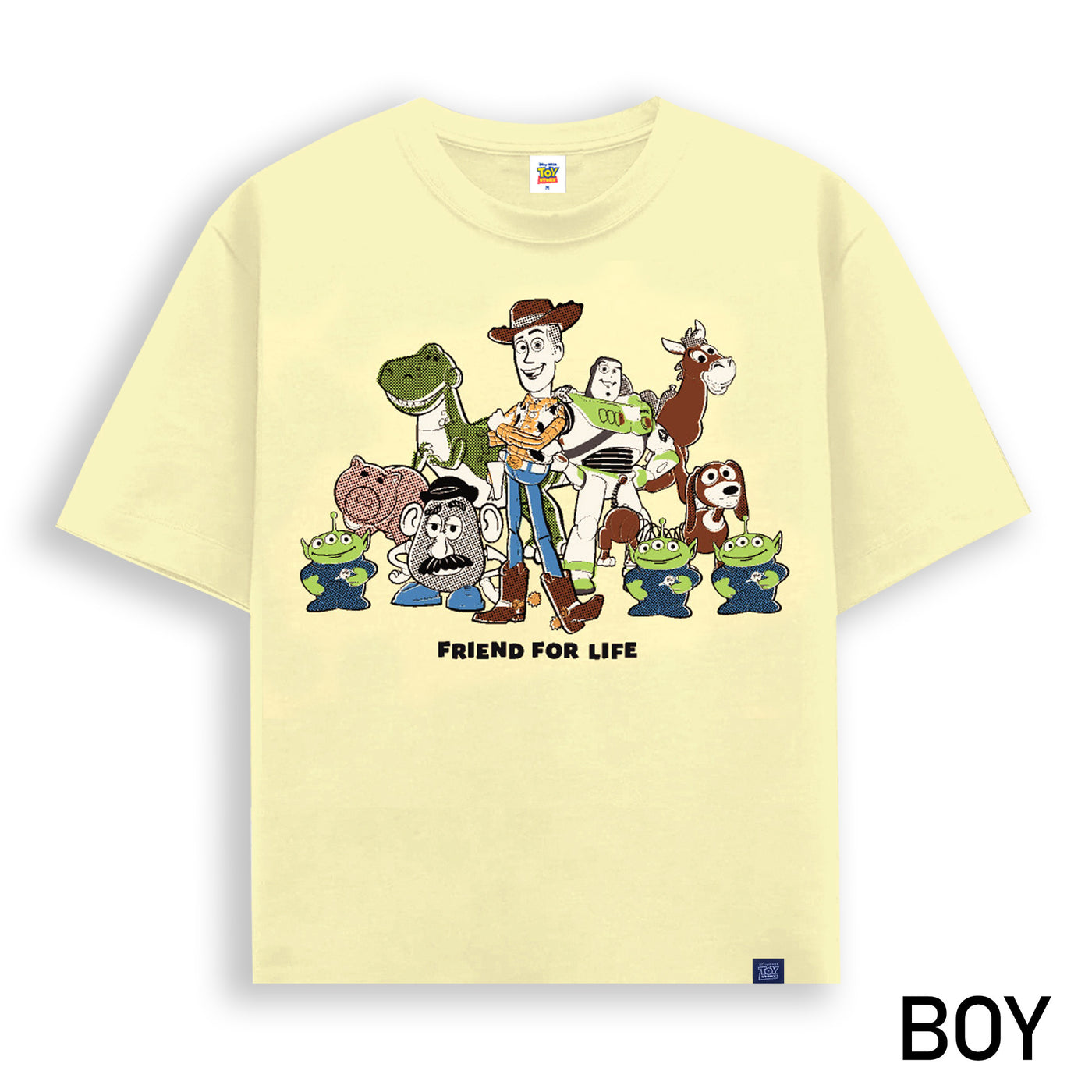 Disney Toy Story Friend For Life Family Men & Kids T-Shirt -เสื้อยืดครอบครัวดิสนีย์ ทอย สตอรี่ ผู้ชาย และเด็ก