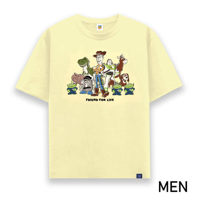 Disney Toy Story Friend For Life Family Men & Kids T-Shirt -เสื้อยืดครอบครัวดิสนีย์ ทอย สตอรี่ ผู้ชาย และเด็ก