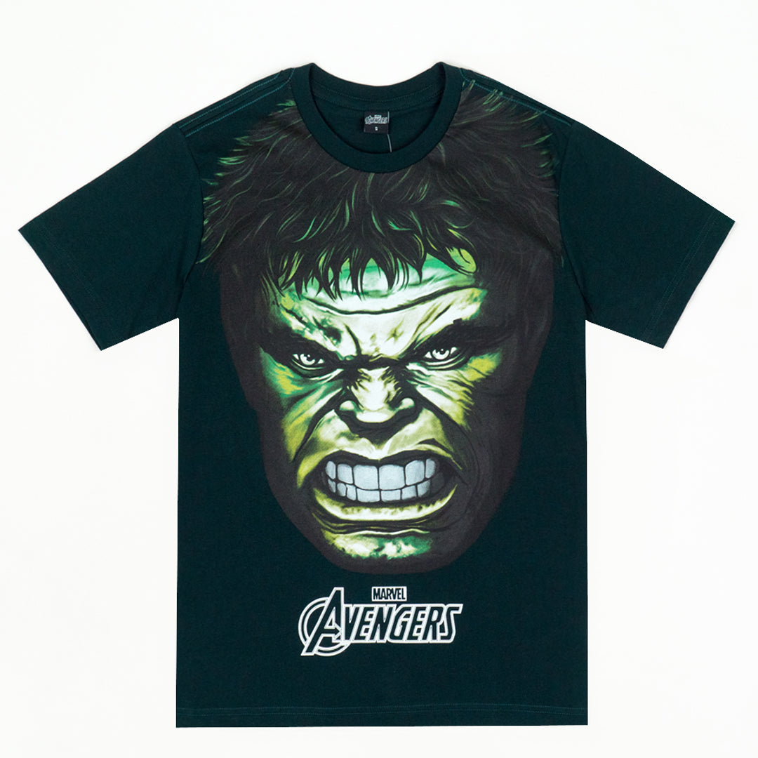 Marvel Men Hulk T-Shirt - เสื้อยืดผู้ชายลายฮัค