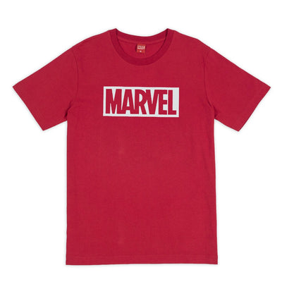 Marvel Men logo T-Shirt - เสื้อยืดผู้ชายมาร์เวล(พิมพ์สียาง)